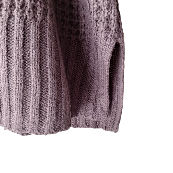 Full Circle Trends 3X Mock-Neck Long Sleeve Open Knit Pullover Sweater Buttons‎ - Picture 6 of 14